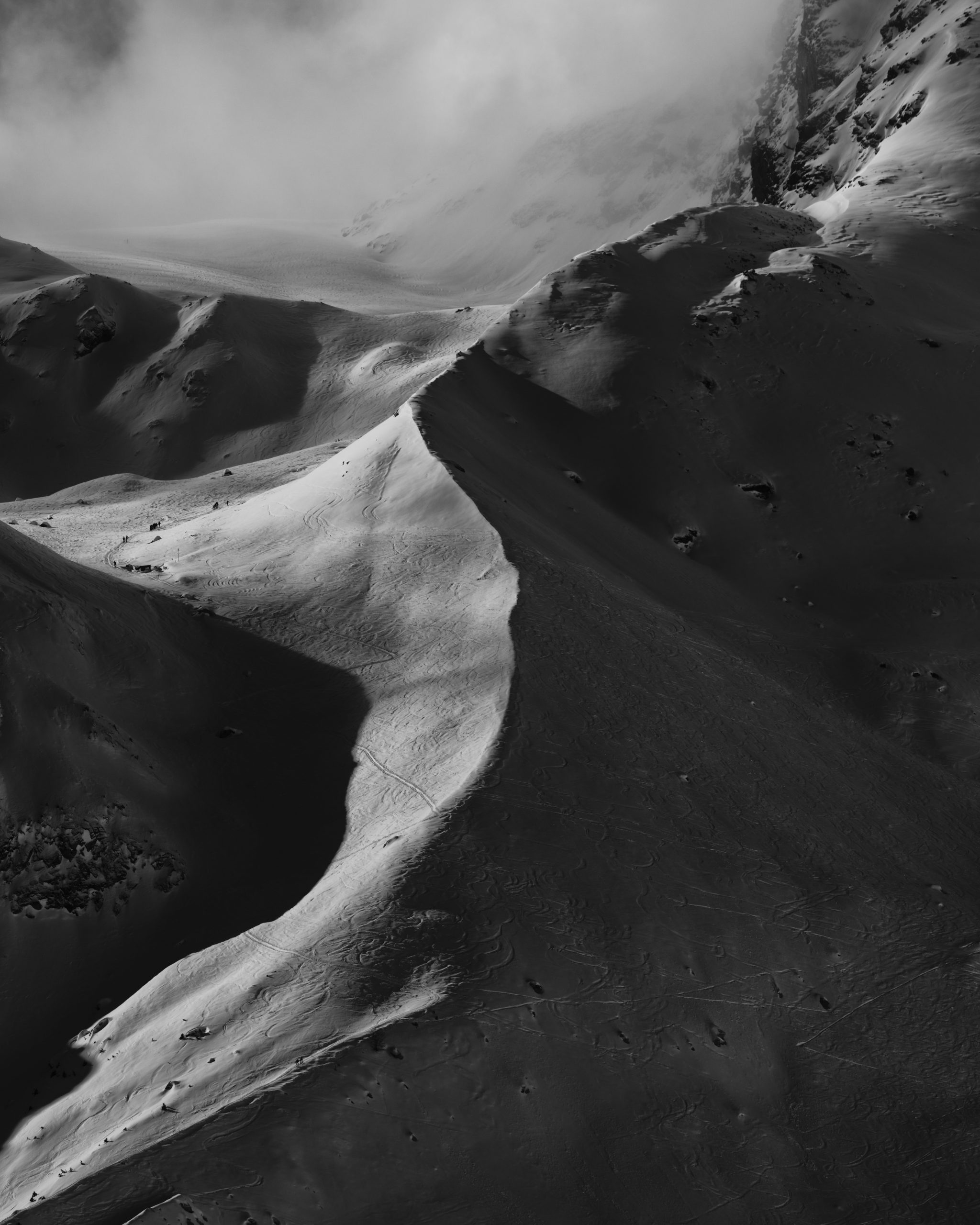 Moraine at the end of the Louettes Econdoue